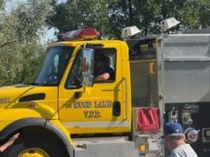 Wood Lake Minnesota Fire Truck Sept 26 2025