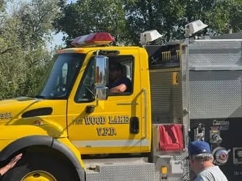 Wood Lake Minnesota Fire Truck Sept 26 2025