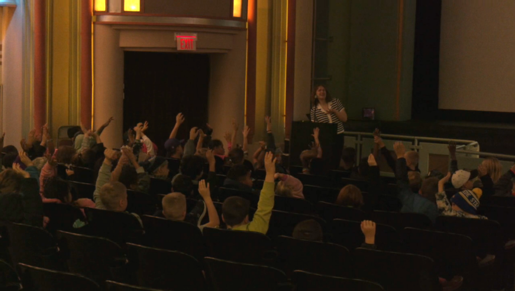 Fargo third graders participate in history walk