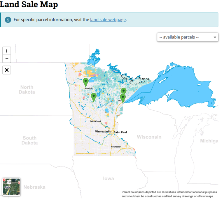MN Land Sale Map