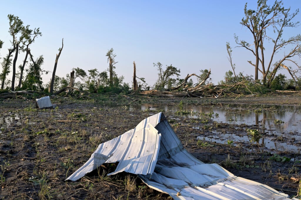 Nd Suffers Storm Damage.
