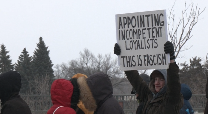 Saturday Good Protest Veterans Bridge