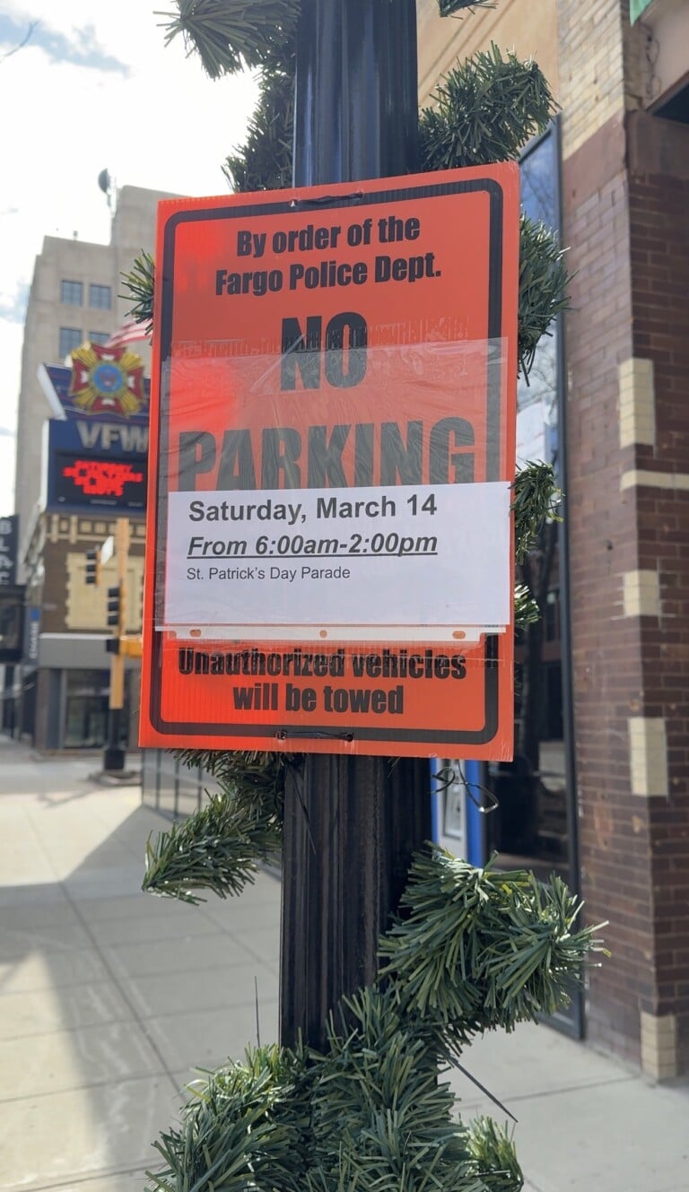 St. Patrick's Day Parade parking