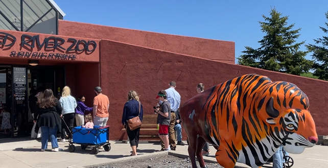 Mother's Day at the Red River Zoo