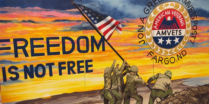 Fargo AMVETS Mural