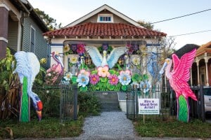 Birds Of Bulbancha House Float, 2656 Lepage St., 2021. Photo By