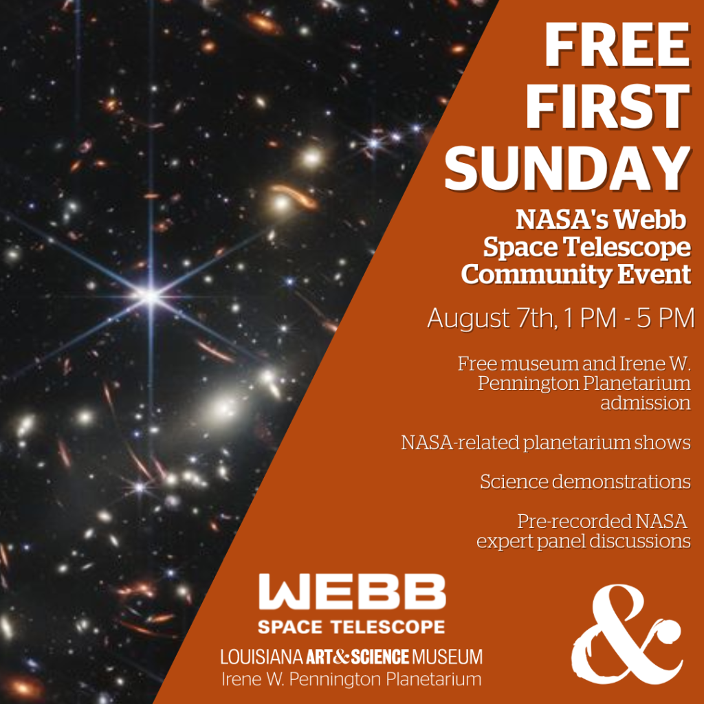 Louisiana Art & Science Museum Celebrates Free First Sunday with NASA