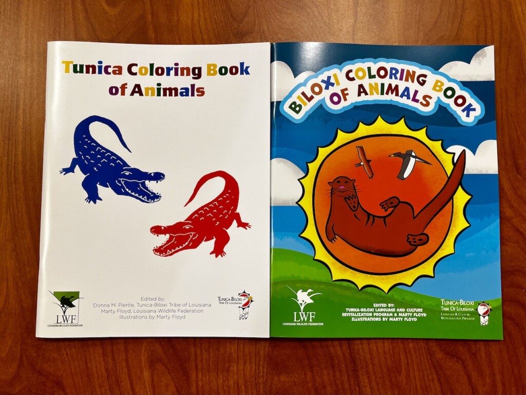 Tunica And Biloxi Color Books Together