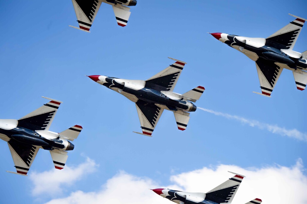 Thunderbirds Take Flight For Wings Over Houston Airshow