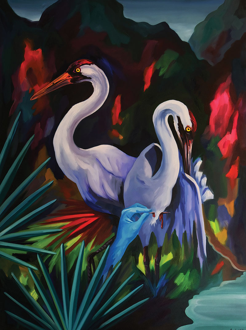 Art Two Cranes Dream