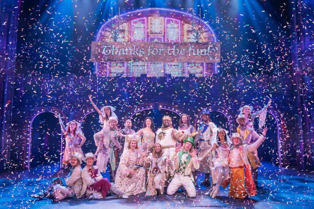 The Cast Of The North American Tour Of "Spamalot" Photo By Matthew Murphy And Evan Zimmerman