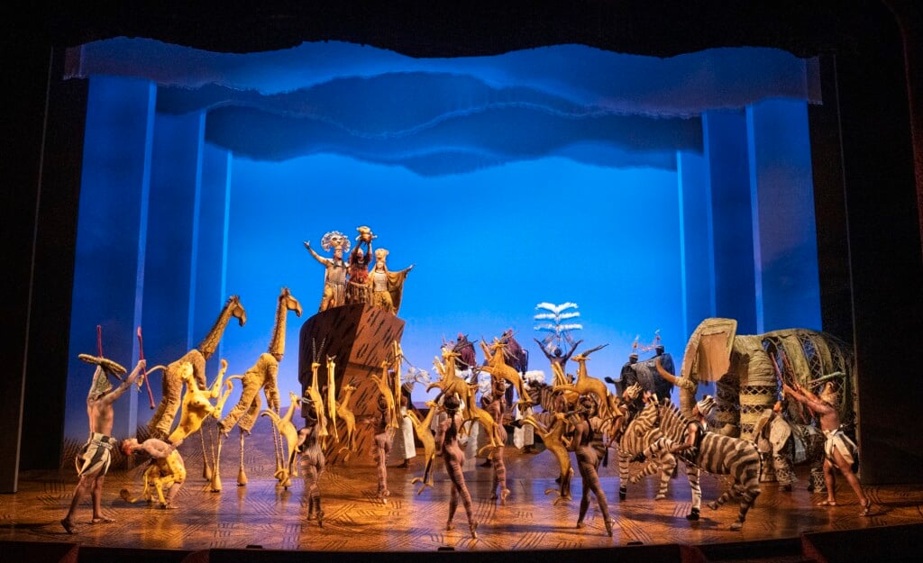 S11 Company Of "The Lion King" On Broadway Circle Of Life, Photo By Matthew Murphyc Disney