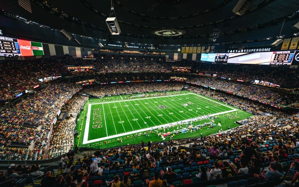 Saints field at Caesars Superdome: Saints' 60th season