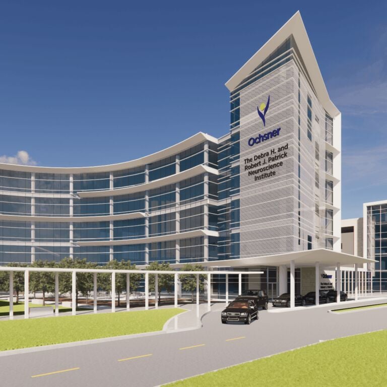Debra H. and Robert J. Patrick Neuroscience Institute Rendering