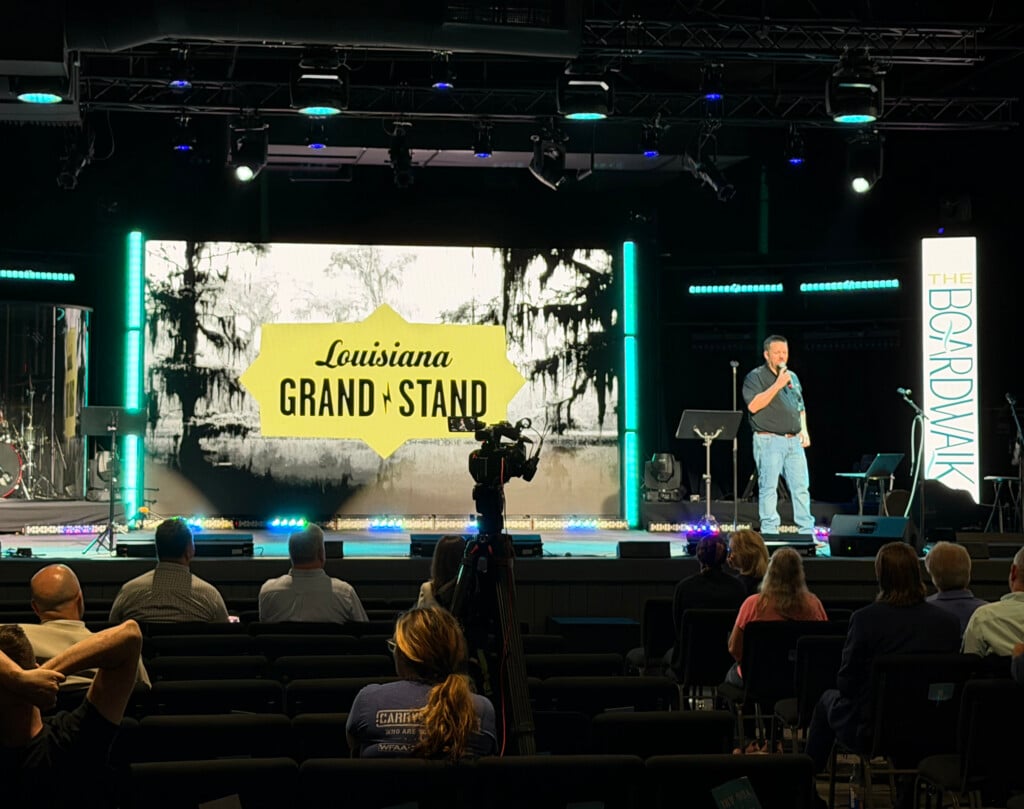 Louisiana Grandstand - Louisiana Boardwalk announcement