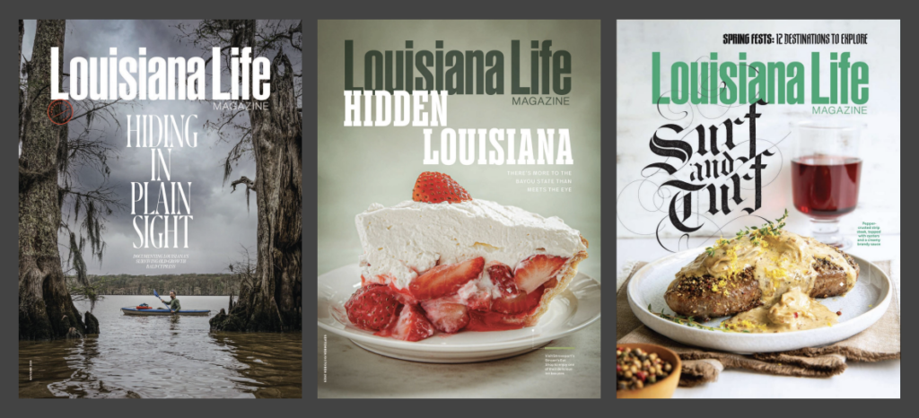 Louisiana Life Magazine Covers featured in IRMA Awards presentation