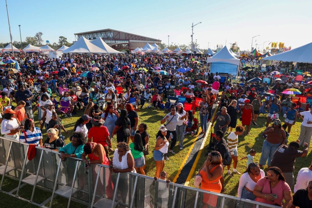 During the third day of 50th Annual Andouille Festival on the grounds of the St. John the Baptist Parish Community Center/Highway 51 Park on Sunday, October 19, 2025 in LaPlace, Louisiana. (Photo by Peter G. Forest/Forest Photography, LLC)