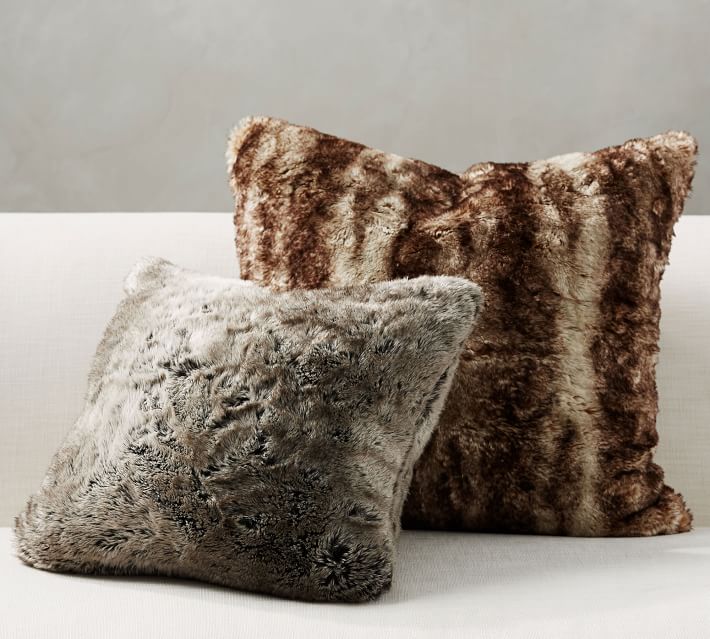Faux Fur Pillows Pottery Barn