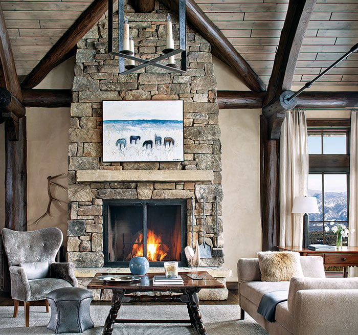 18 Dreamy Mountain Home Fireplaces - Mountain Living