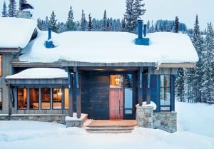 17 Mountain Homes in the Winter - Mountain Living