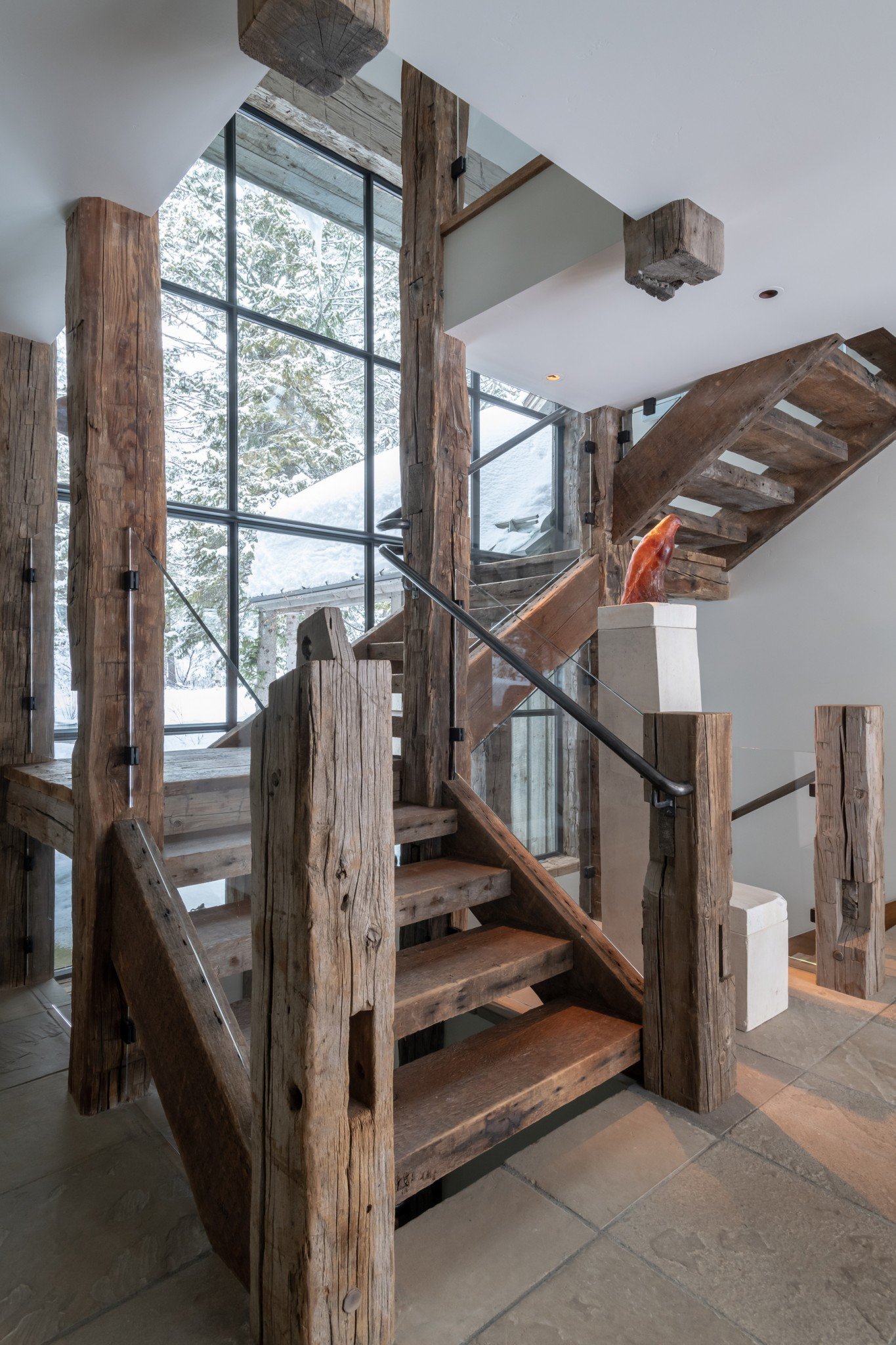 Art of the Stair: Rustic-Meets-Contemporary Stairways - Mountain Living