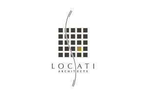 Logo Locati Architects Charcoal Charcoal Gold Square 1
