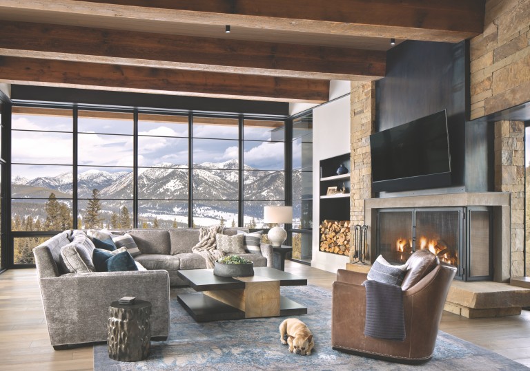Tour A Snow-Covered Abode in Big Sky, Montana - Mountain Living