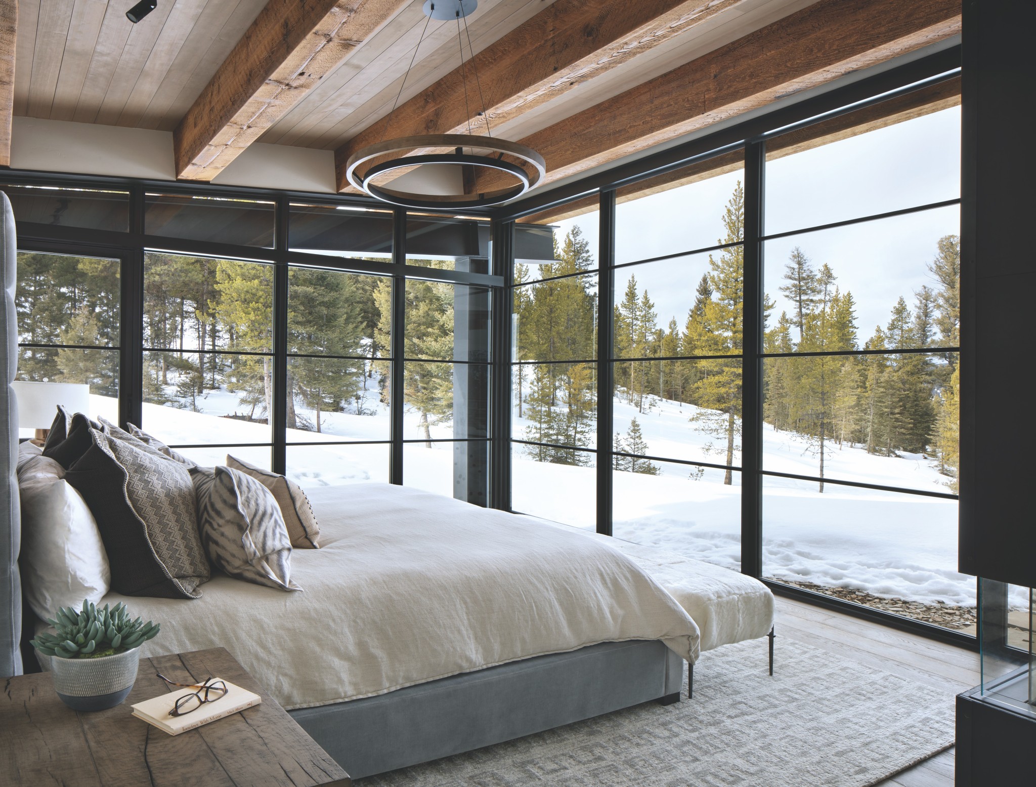Tour A Snow-Covered Abode in Big Sky, Montana - Mountain Living
