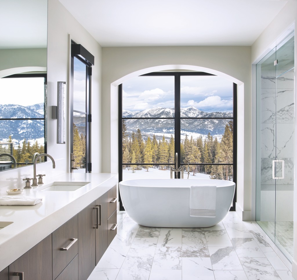 Tour A Snow-Covered Abode in Big Sky, Montana - Mountain Living