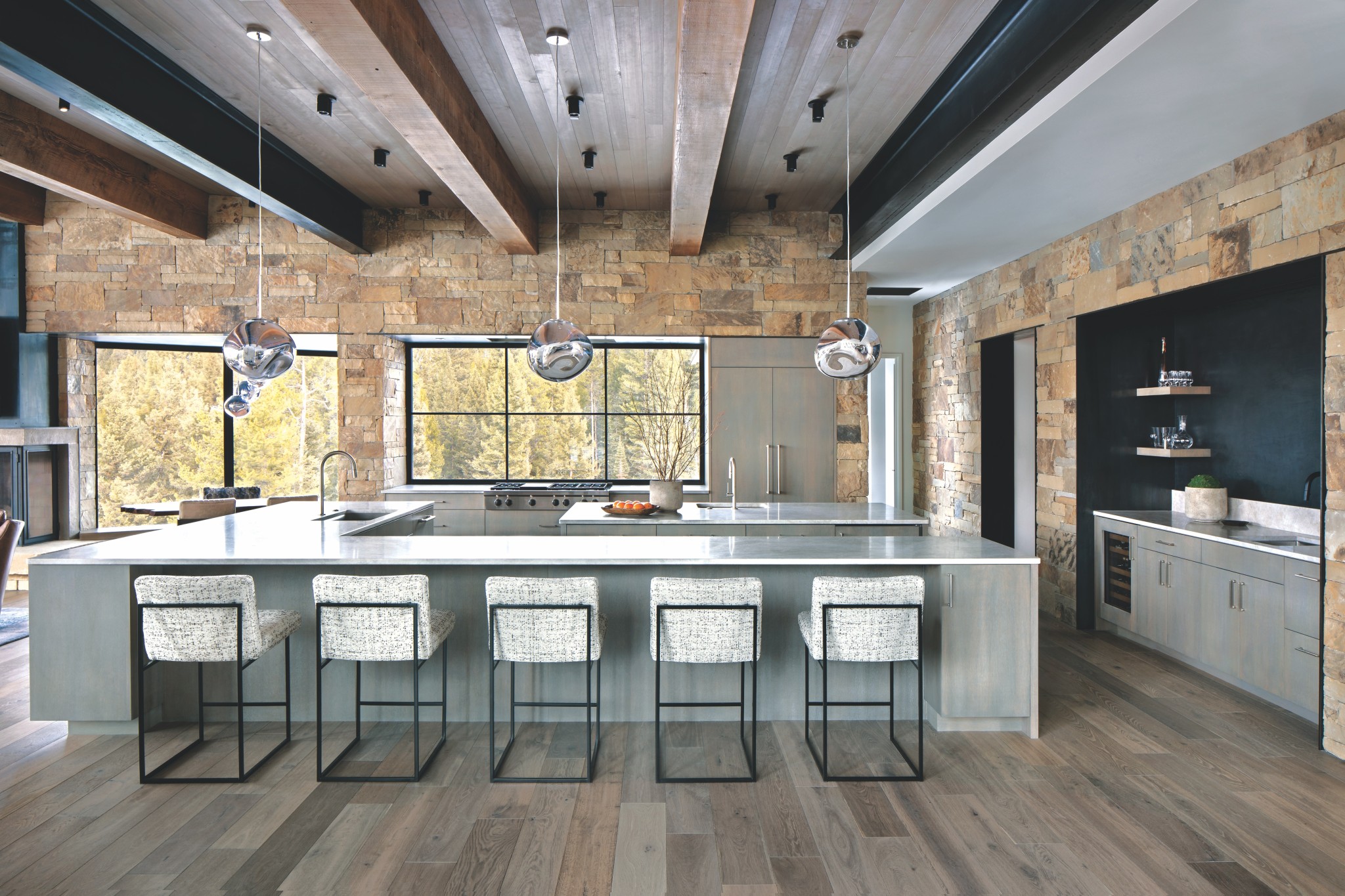 Tour A Snow-Covered Abode in Big Sky, Montana - Mountain Living