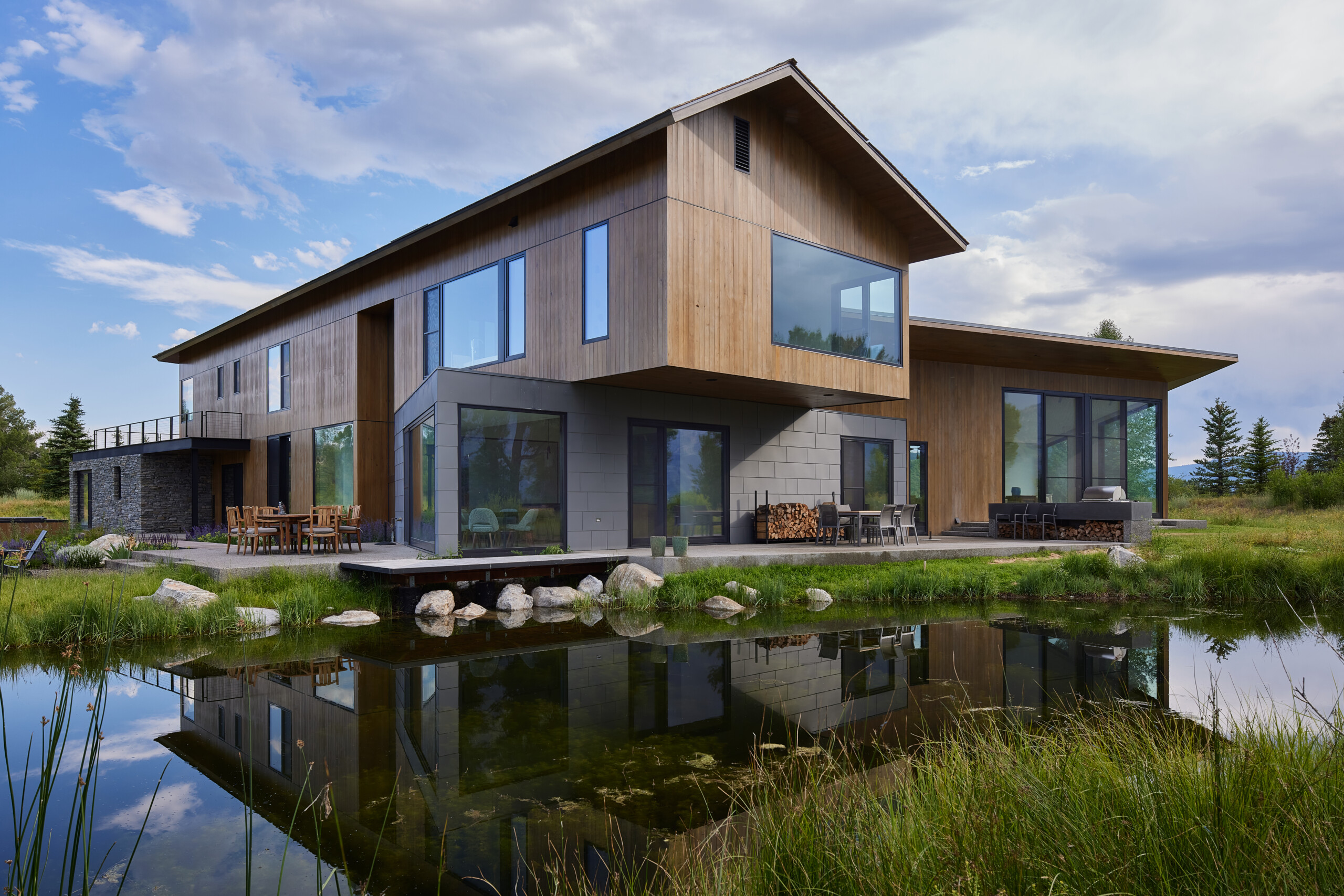 Along the Pond in Jackson, Wyoming Mountain Living