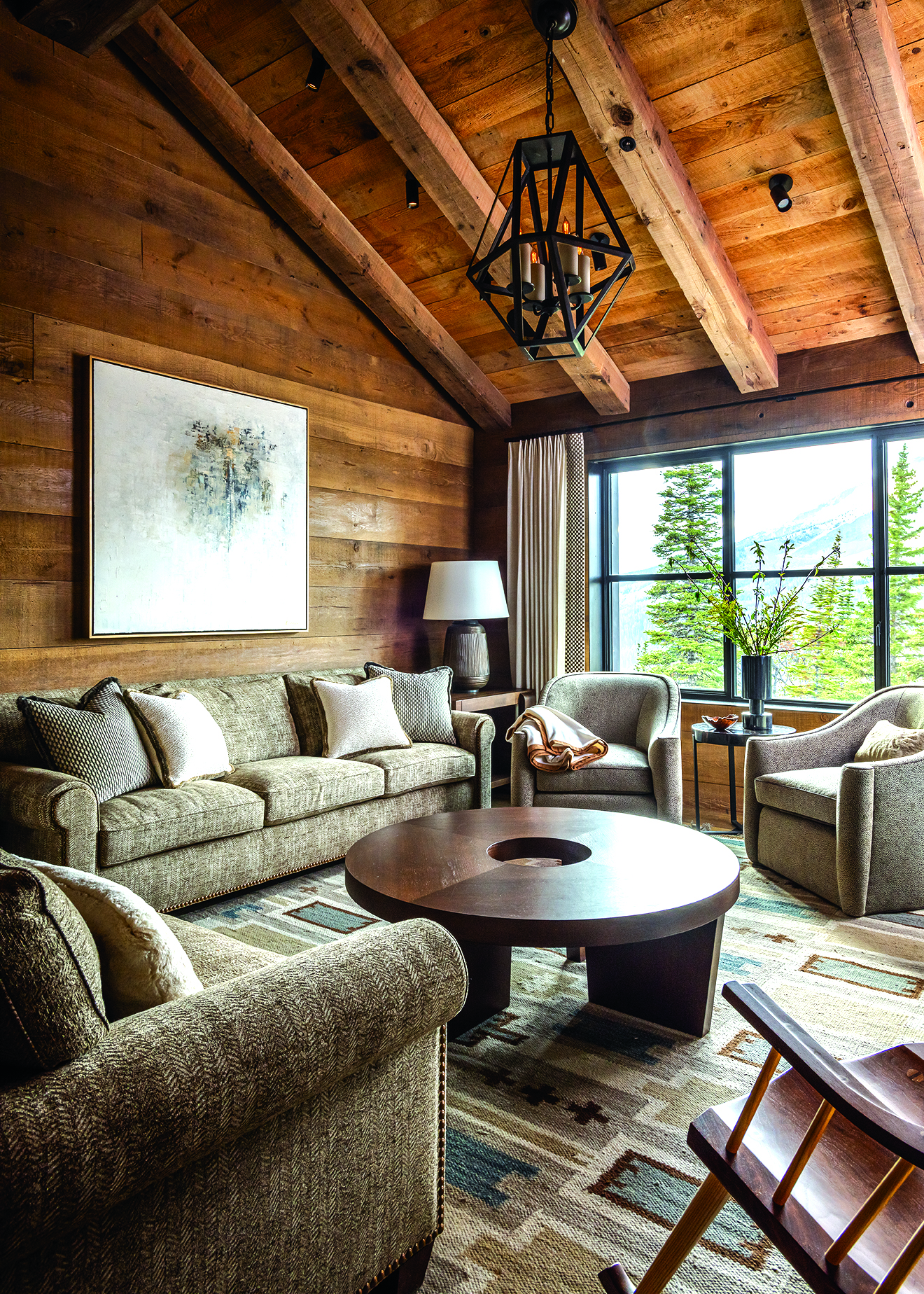 A Modern Chalet Home With A Seamless Blend Of Rustic And Refined ...