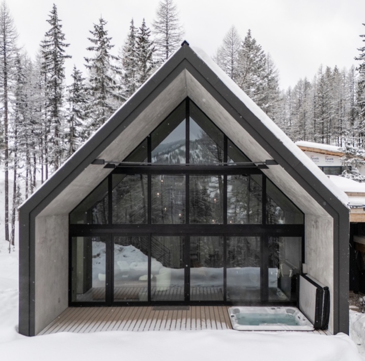 Curated visual reference: Picture Idea: A Compact Ski In Ski Out Home With Mountain Modern
