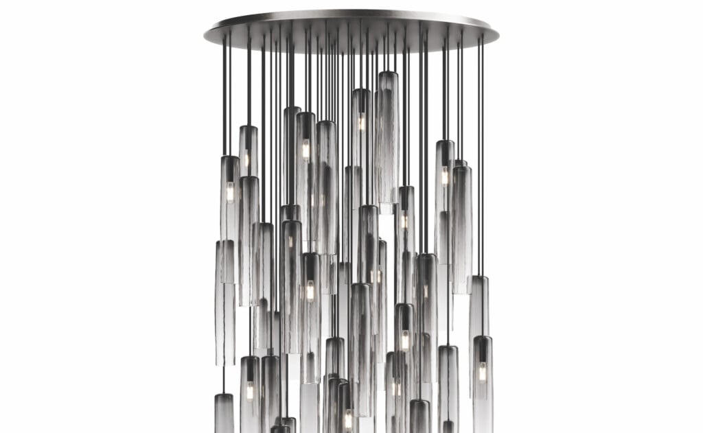 Tracyglover Rain Chandelier Grey