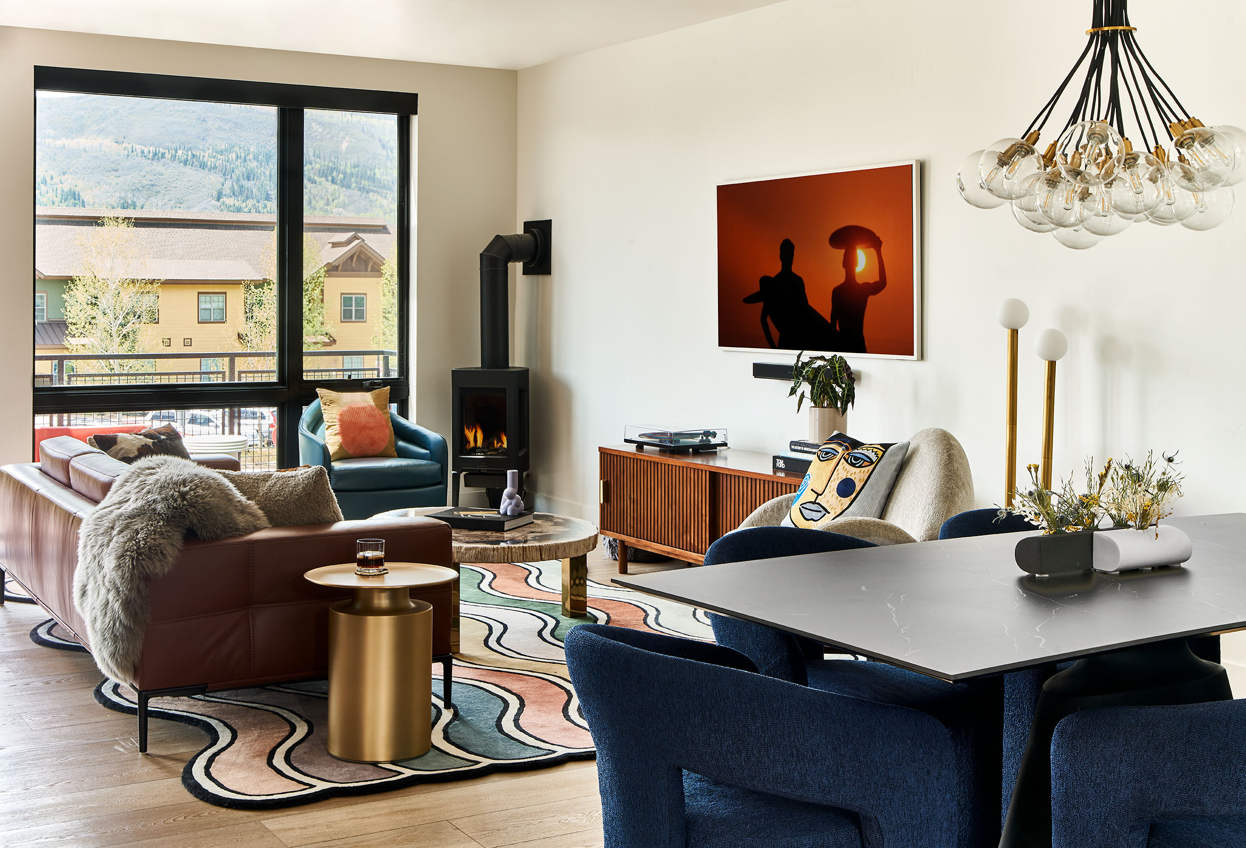 This Funky Modern Row Home Comes to Life with Playful Apres-Ski Charm ...