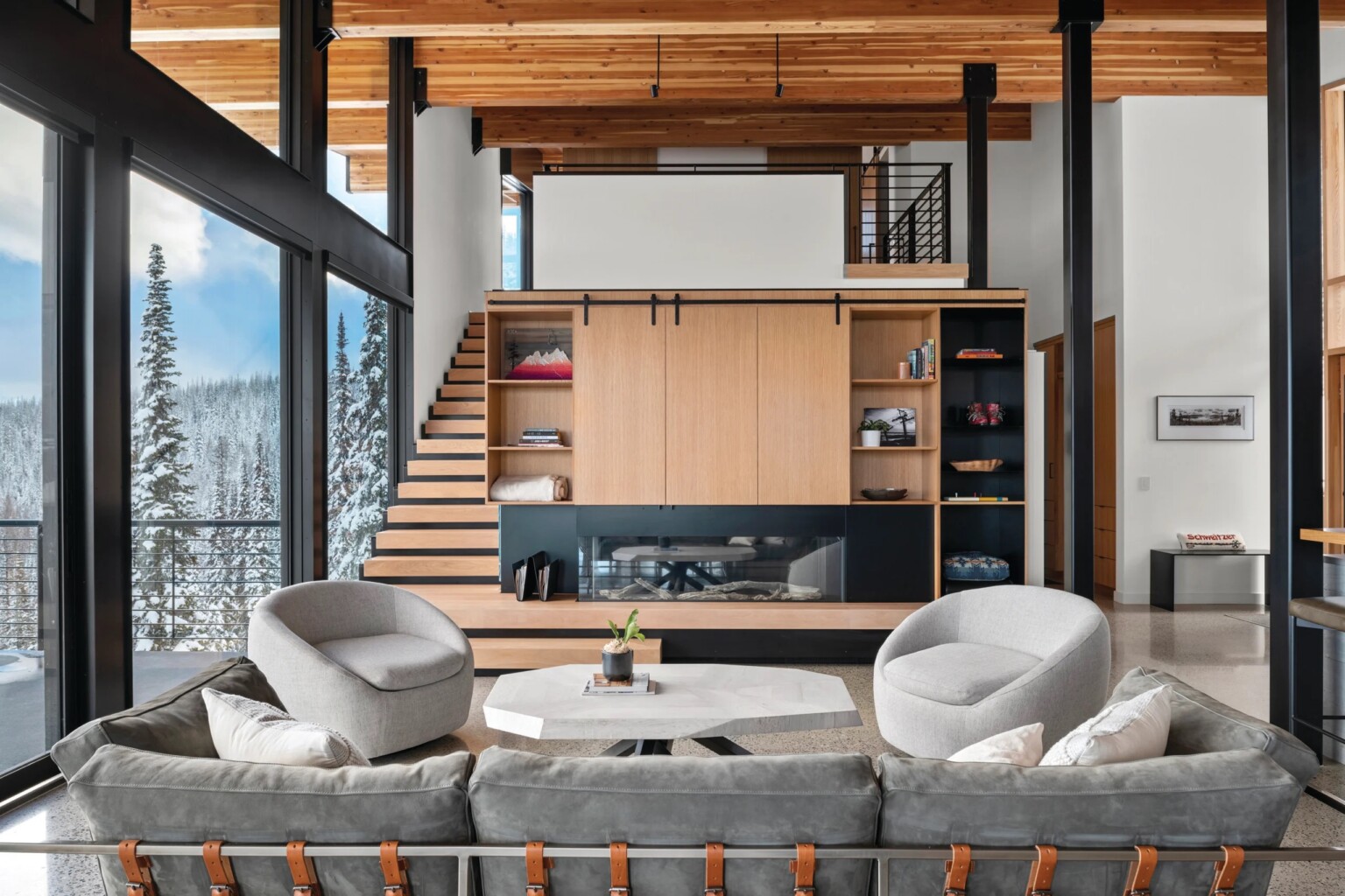 4 Snowy Escapes for a Cozy, Luxurious Mountain Home - Mountain Living