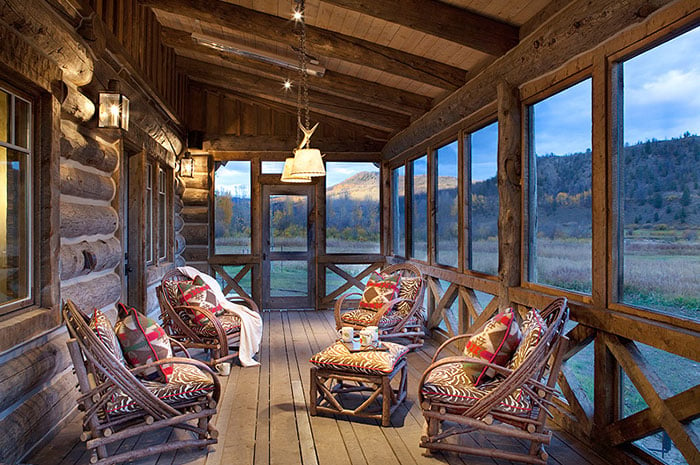 cabin outdoor furniture