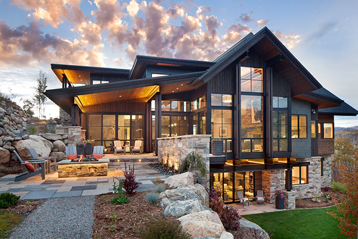 Incredible mountain modern dwelling offers slope-side living in Montana