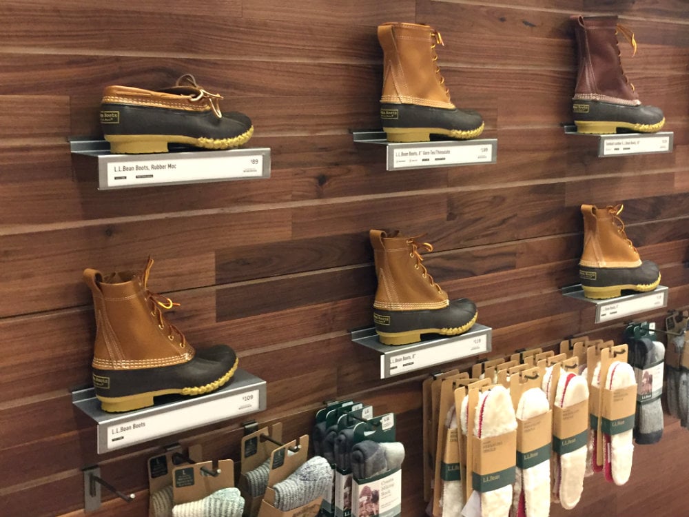 Bean boots in on sale store