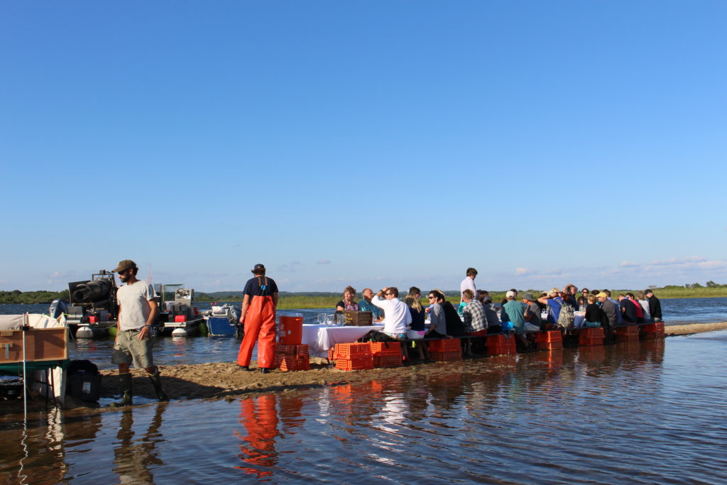 The Dish Walrus and Carpenter Oyster Farm Dinner Rhode Island Monthly