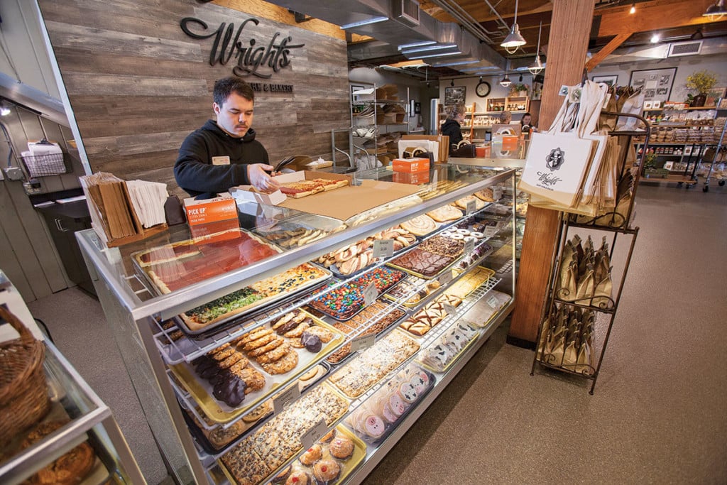 Behind the Barn Doors at Wright's Dairy Farm and Bakery Rhode Island