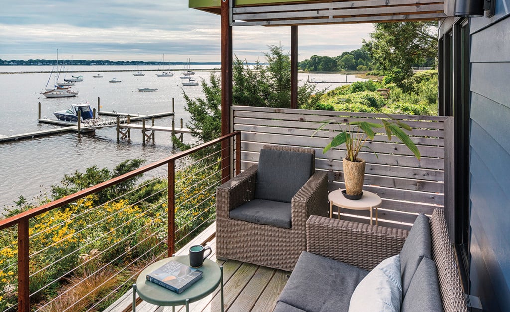 A Basic Ranch on the Warwick Waterfront Gets a Bespoke Upgrade