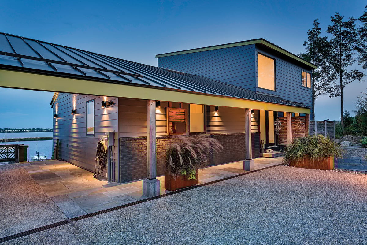 A Basic Ranch on the Warwick Waterfront Gets a Bespoke Upgrade