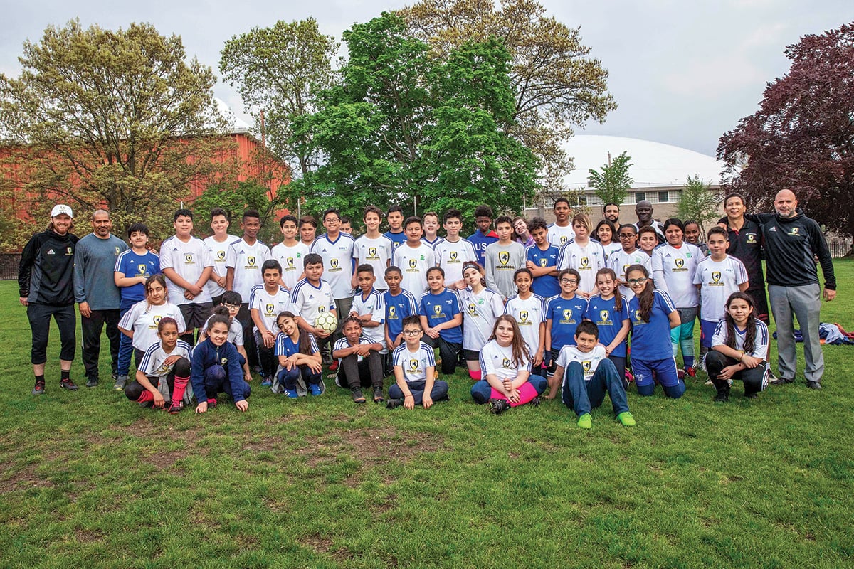 Project GOAL Motivates Young Students to Study with Soccer Rhode