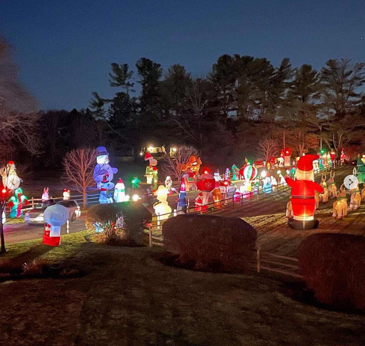 Visit Santa’s Magical DriveThrough Christmas Display and Music Light