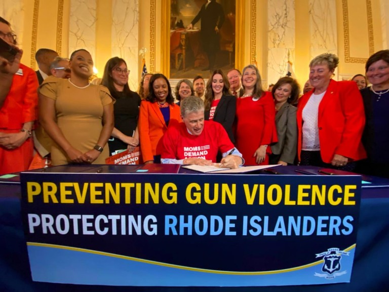 Governor McKee Signs New Legislative Package to Strengthen Rhode Island's Gun Laws Rhode