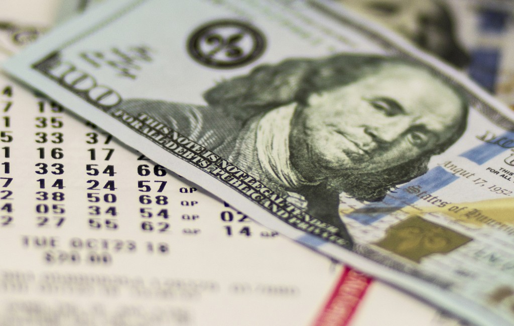 Money On Top Of Lottery Ticket