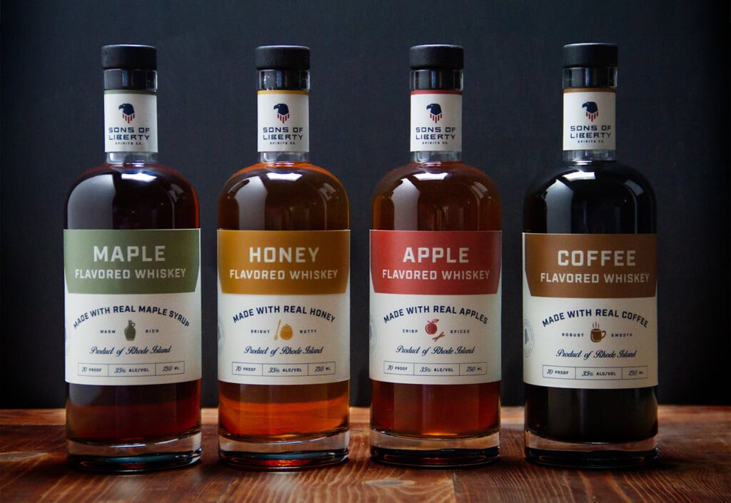 Sons Of Liberty Flavored Whiskey Lineup