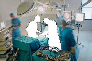 Surgeons Performing Operation In Operating Room