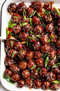 Mongolian Glazed Meatballs Appetizers 12